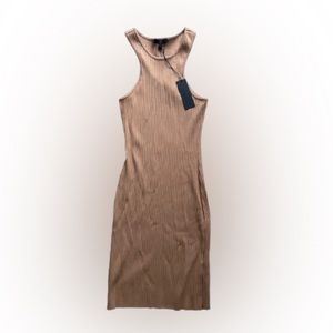 THE RANGE nude bodycon dress